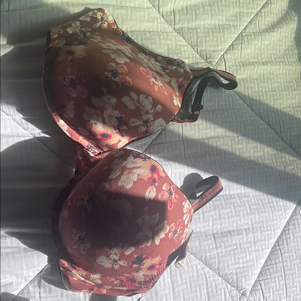 Floral Print Women's Bra